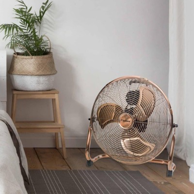 Bestron vloerventilator koper