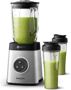 Philips blender met kan en drinkbekers