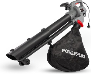 Goedkope elektrische bladblazer met zak PowerPlus