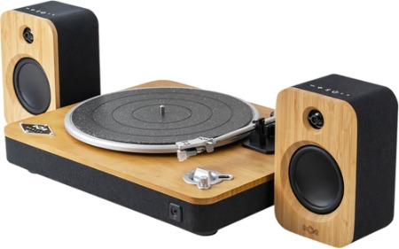 House of Marley platenspeler met speakers