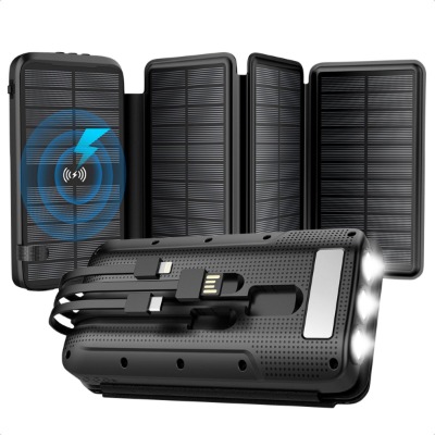 LifeGoods solar oplader met extra zonne energie panelen LifeGoods solar oplader met extra zonne energie panelen