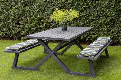 Picknicktafel aluminium MaximaVida Picknicktafel aluminium MaximaVida