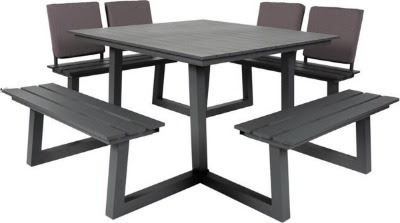 Aluminium picknicktafel MaximaVida Aluminium picknicktafel MaximaVida