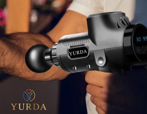 Yurda massage gun handmassage apparaat