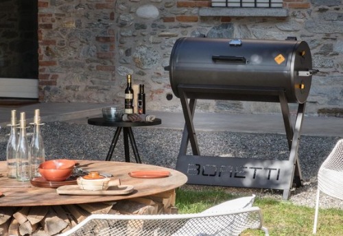 Houtskool bbq Boretti