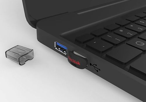 Beste kleine USB stick: SanDisk Ultra Fit Flash Drive