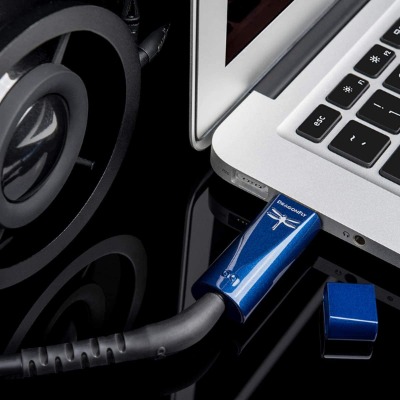 beste koptelefoon versterker test AudioQuest Dragonfly hoofdtelefoonversterker