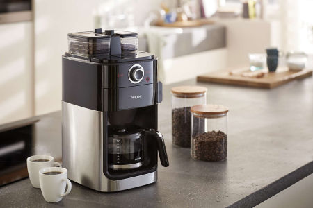 Philips Grind & Brew beste koffiezetapparaat met bonen maler