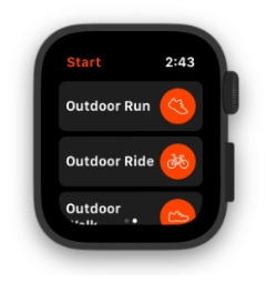 Fietshorloge met Strava app