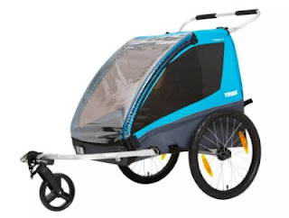 Thule fietskar als wandelwagen