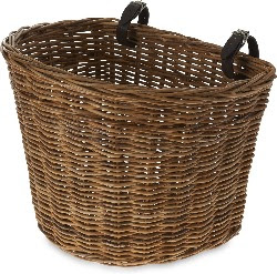Rotan fietsmandje voorop de fiets Basil Rotan fietsmandje voorop de fiets Basil