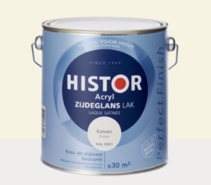 Histor zijdeglans acryl lak voor hout