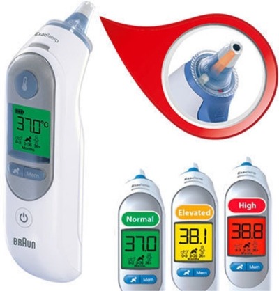 Beste oor thermometer (ook bij kinderen): Braun Thermoscan 7 Beste oor thermometer (ook bij kinderen): Braun Thermoscan 7