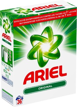 Beste wasmiddel witte was test: Ariel Original