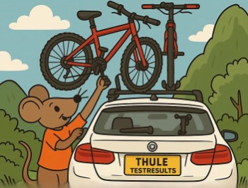 Test fietsendrager dak. Thule beste dakdrager voor de fiets