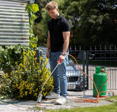 onkruidbrander gas Rothenberger gasbrander onkruid