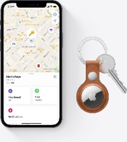 Apple Airtag kaart