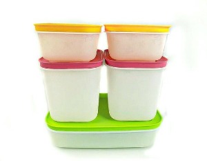 Tupperware bakjes diepvries