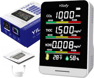 Yilofy luchtkwaliteit meter