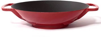 Surel gietijzeren wok pan