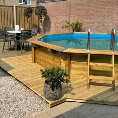 Interline Bali beste opbouw zwembad hout