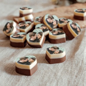 Foto op chocolade bonbons