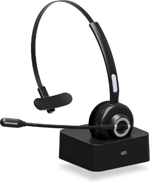 Yono draadloze PC headset mono met oplader