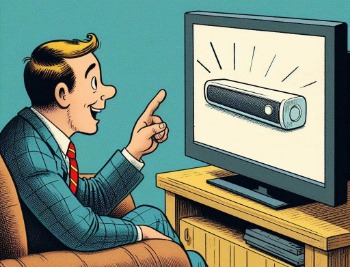 tv met soundbar en sub