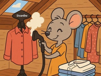 SteamOne kledingstomer op standaard