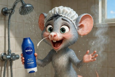 Nivea bodylotion voor onder de douche