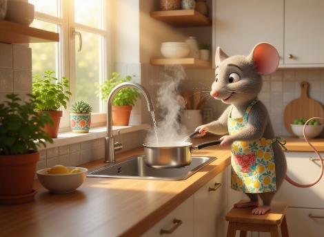 Warm water in de keuken met een boiler