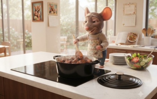braden in een braadpan