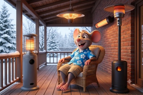 De beste terrasverwarmer voor een open of gesloten terras