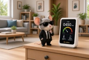 luchtkwaliteit meten met een luchtkwaliteitsmeter