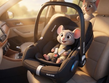 Maxi Cosu autostoel met baby