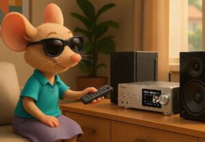 Stereo receiver gebruiken
