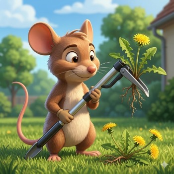 Beste onkruidtrekker. Een onkruidgrijper tegen paardenbloemen en ander onkruid