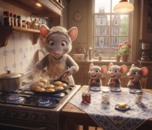 poffertjespan gebruiken om poffertjes te bakken