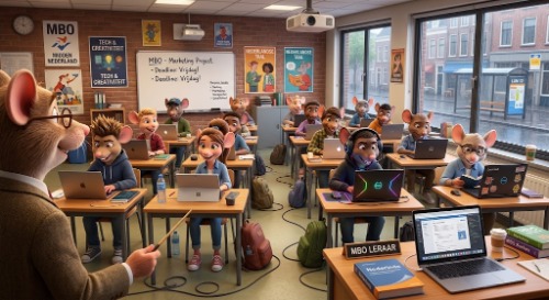 laptop school en studie