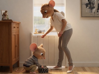 Traphek / deurhek om kindje te beschermen