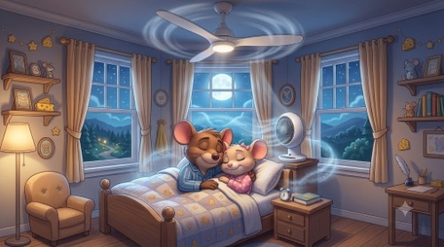 Beste stille ventilator slaapkamer